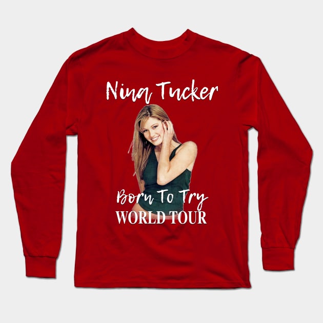 Neighbours Nina Tucker World Tour Long Sleeve T-Shirt by HDC Designs